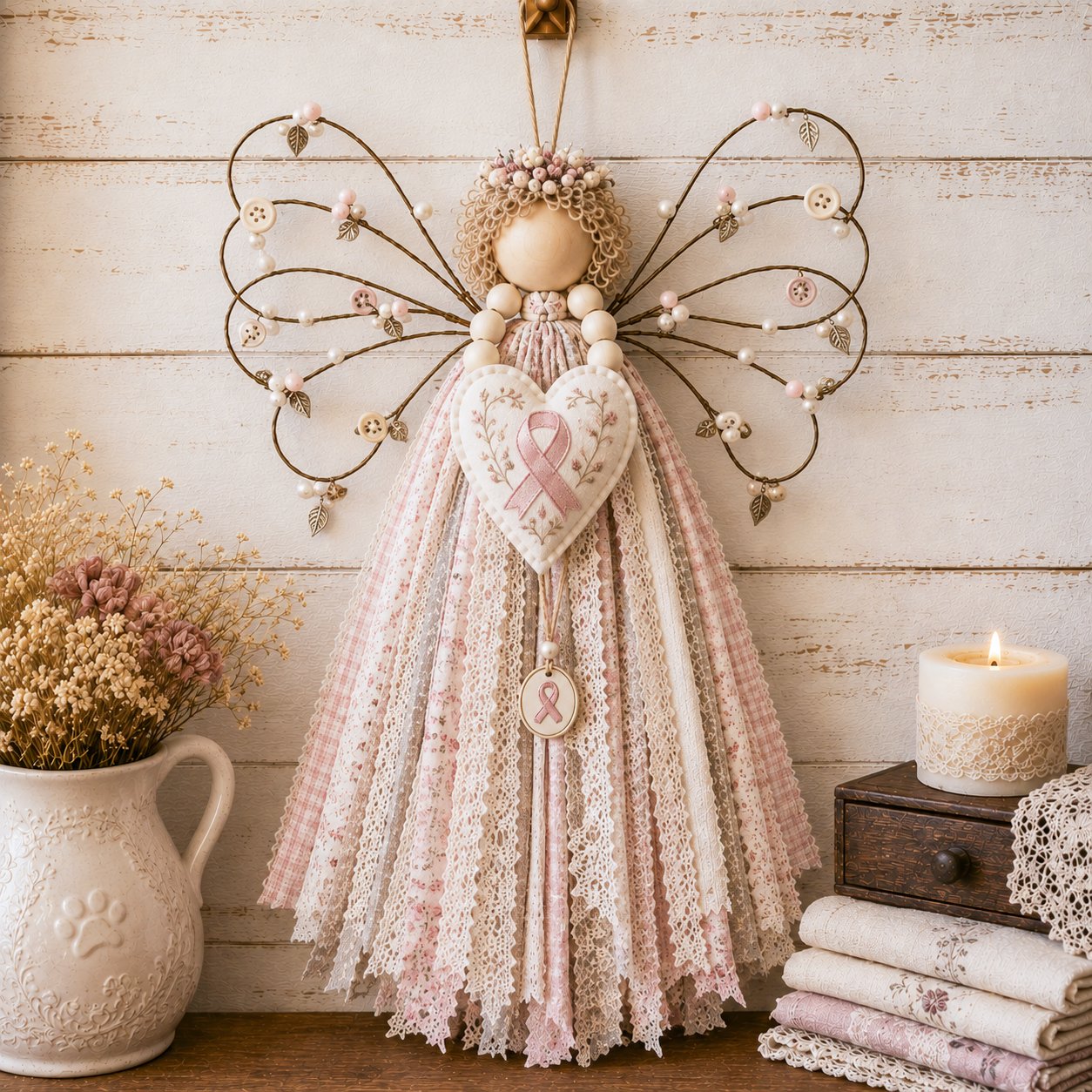 🔥HOT SALE - 🪽 Angel Fabric Hanging DIY Kit