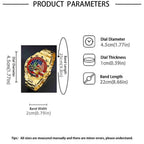 ⌚🔥 Today Only 49% OFF🔥 American Anniversary Badge Watch | Personalized Flag Design for Men