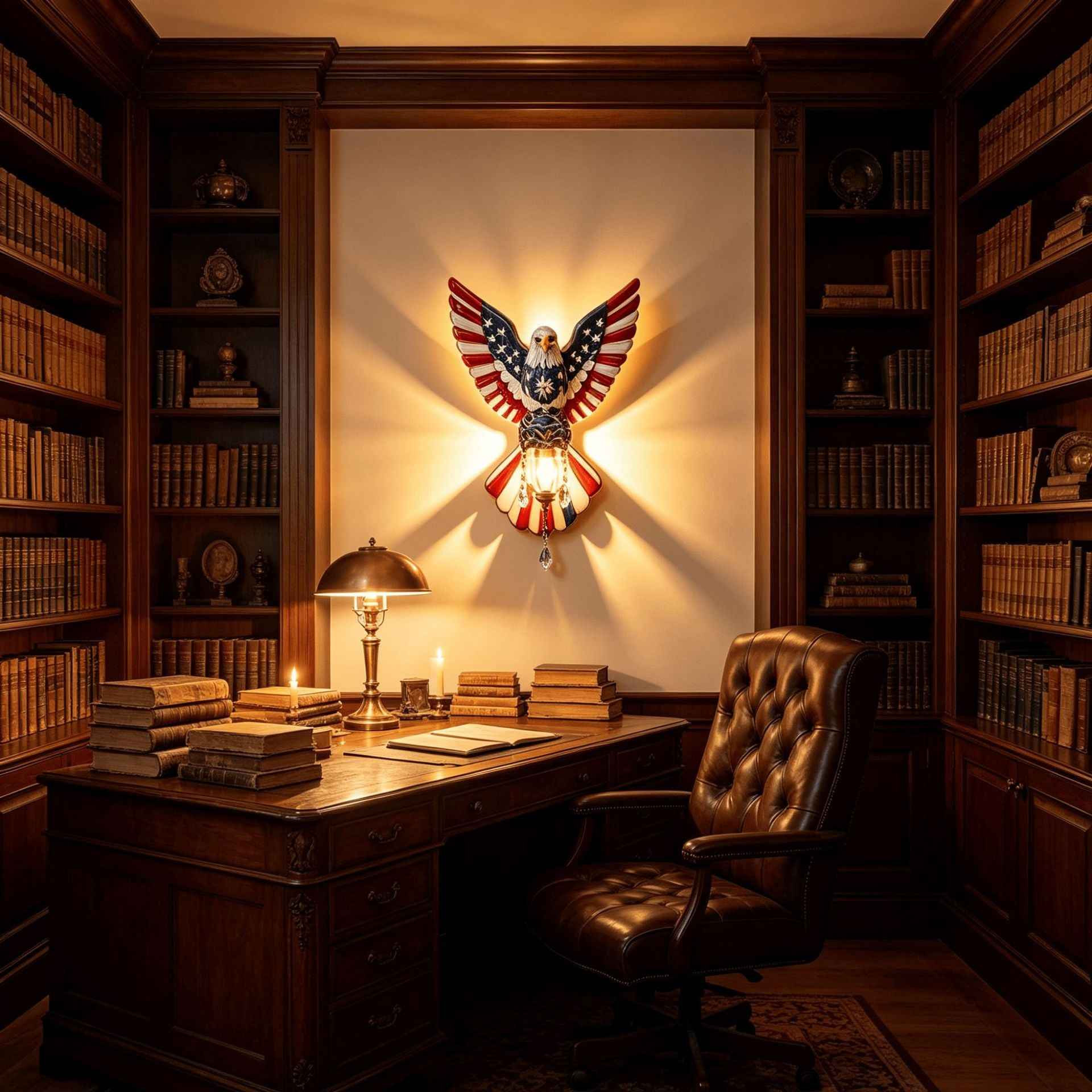 🦅✨ Today 49% OFF🔥 Eagle Crystal Wall Lamp | Elegant Lighting & Stunning Wall Decor