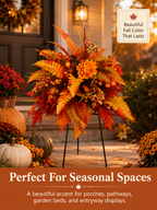 💥Hot Sale 50% off 🍂 Autumn Harvest Floral Garden Stake Arrangement