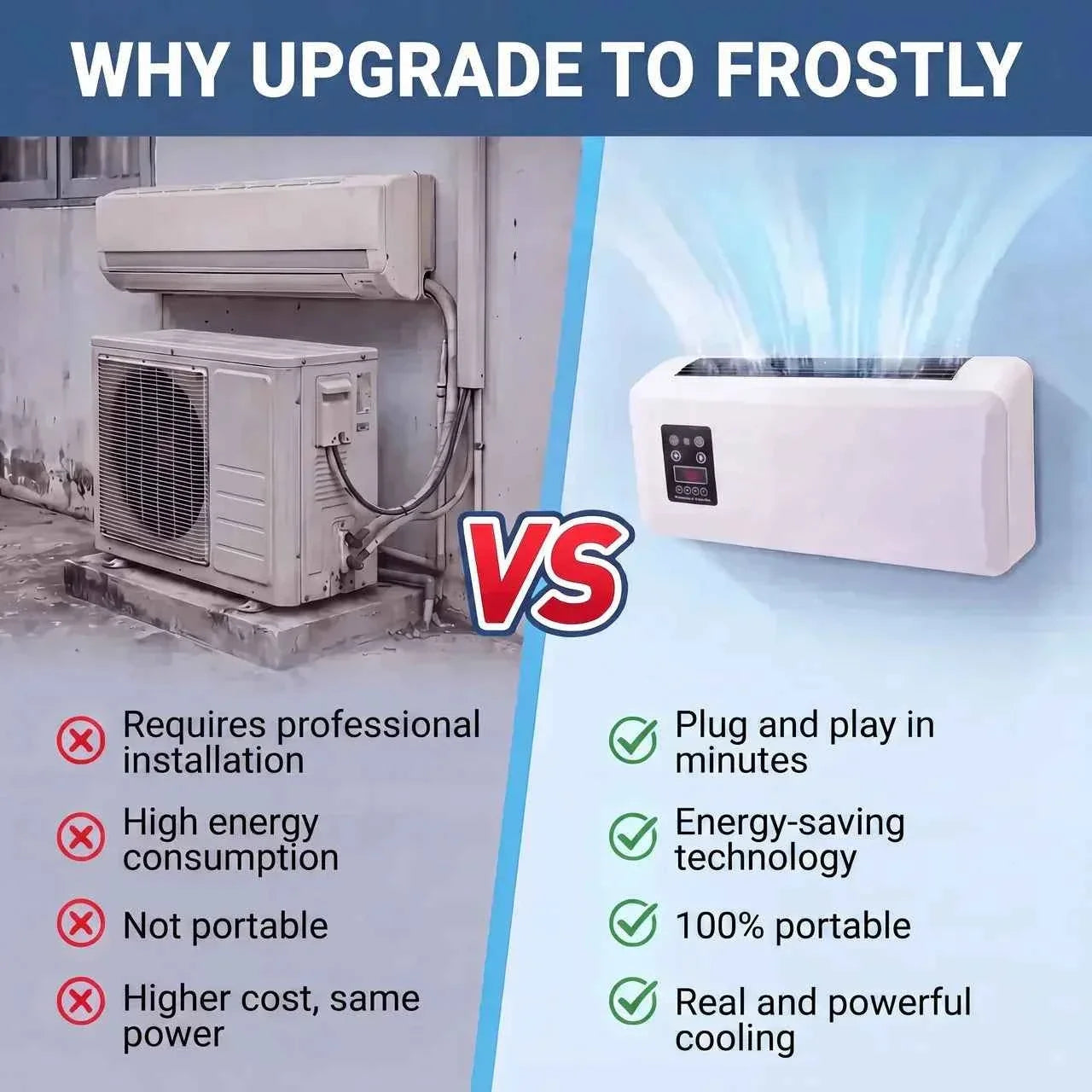 🔥Limited Discount🔥Ductless Portable Air Conditioners No Windows Needed
